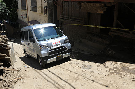 July 2021: Recovery support following a debris flow in Atami City, Shizuoka Prefecture