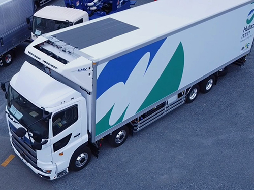 New large refrigerated truck