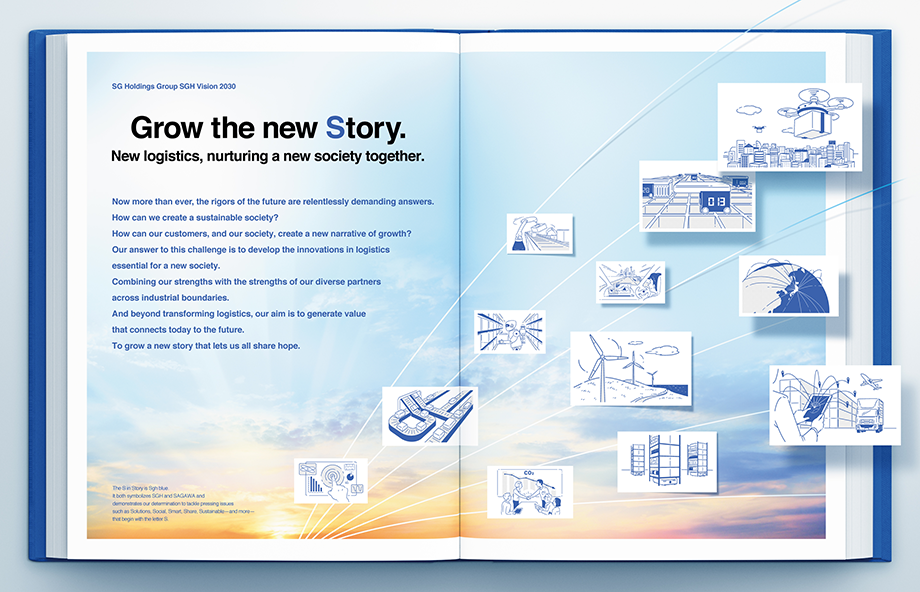 Grow the new Story: New logistics, nurturing a new society together.