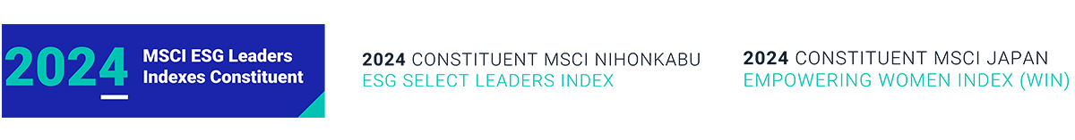 MSCI Nihonkabu ESG Select Leaders Index logo , MSCI ESG Leaders Indexes logo , MSCI Japan Empowering Women (WIN) Select Index logo
