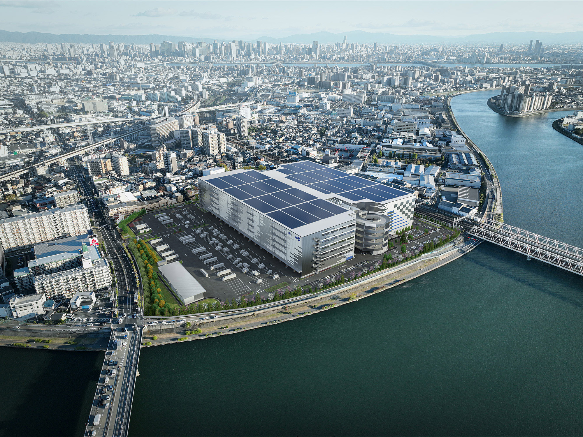 北西俯瞰パース