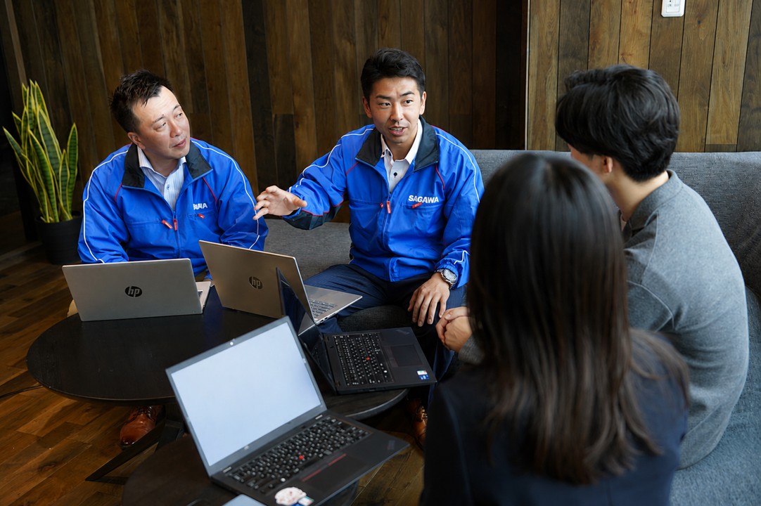 スタートアップ企業との共創に向けたディスカッションの様子