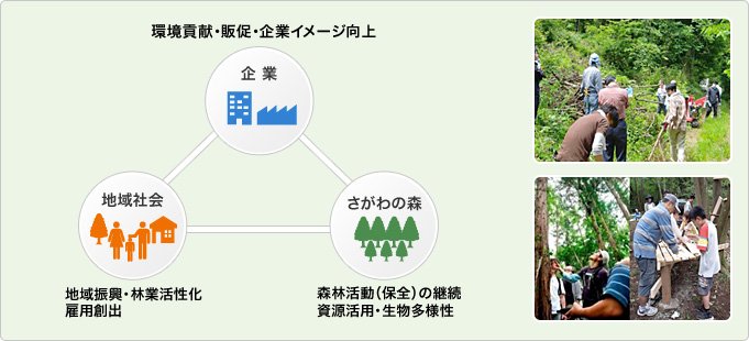 「さがわの森」J-VERが日本の森林保全に寄与