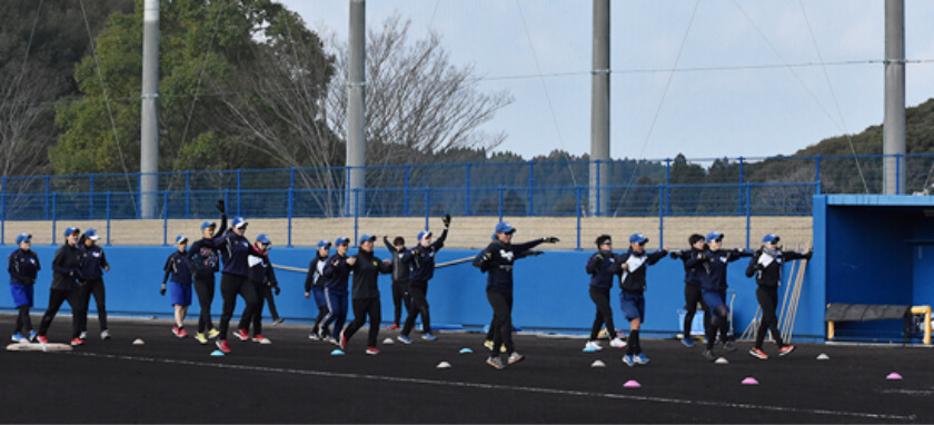 ＳＧホールディングス女子ソフトボール部          鹿児島合宿