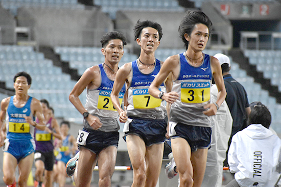 10000m 橋爪選手 林選手 八巻選手