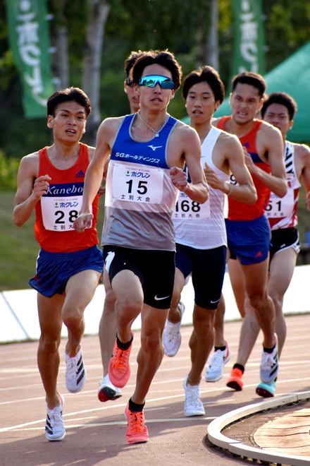 川端選手(ゼッケンNO.15)