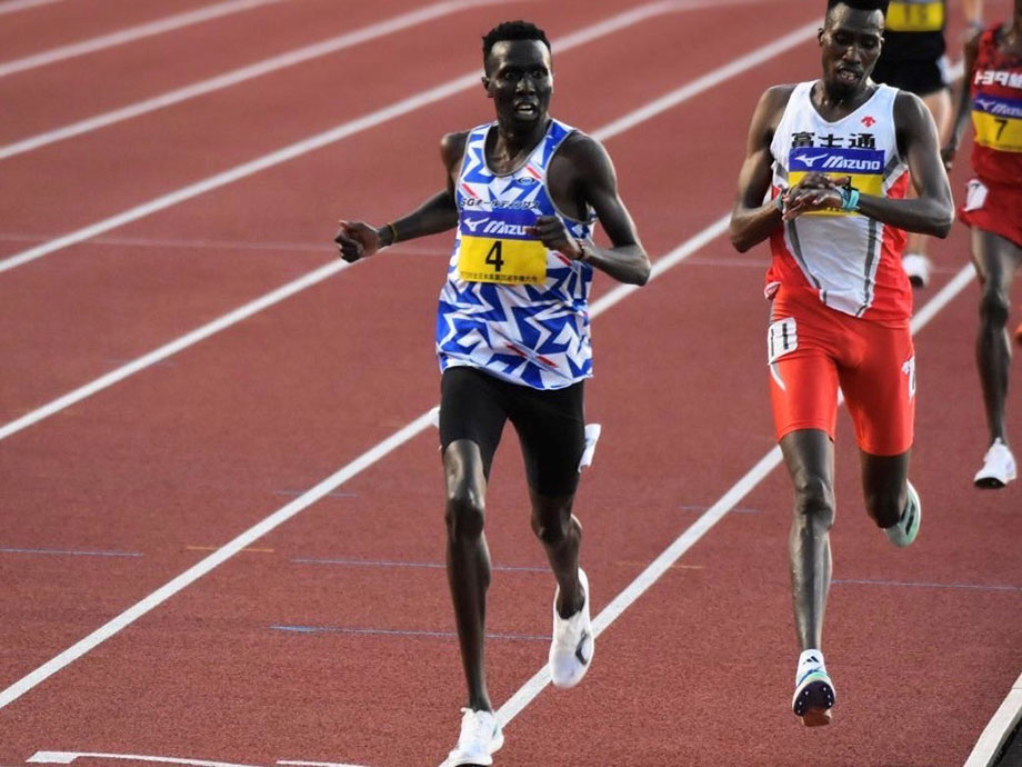 ゼッケンNO.4 キプチルチル選手