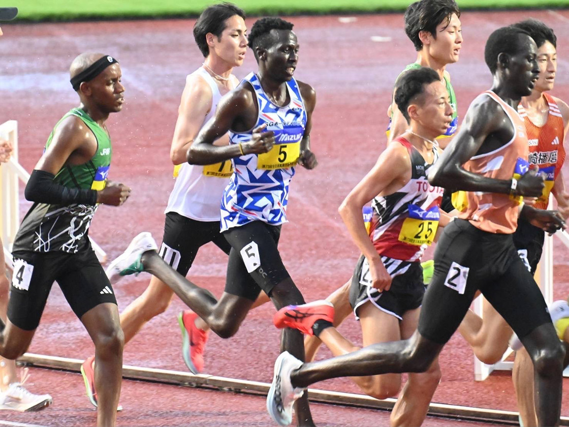 ゼッケンNO.5 キプチルチル選手