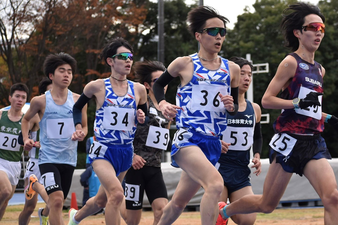 ゼッケンNO.34 湯澤選手　ゼッケンNO.36 大林選手