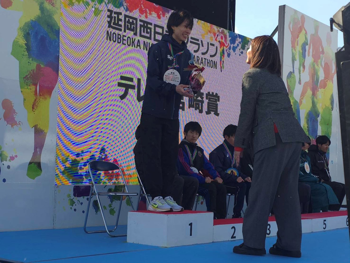 川端選手 表彰式