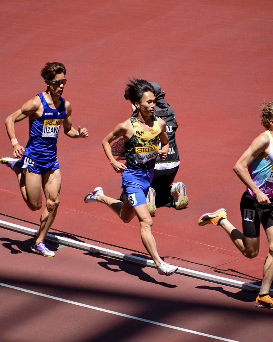 ゼッケンNO.8 山口智規選手